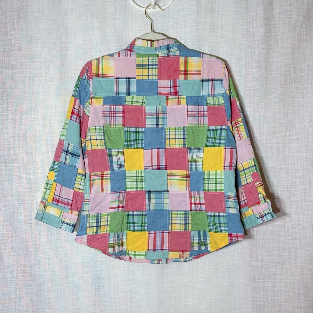 Brooks Brothers Patchwork Madras Button‎ Down Shi… - image 4
